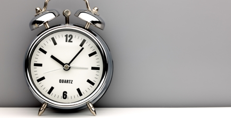 Alarm clock gray Alarm clock