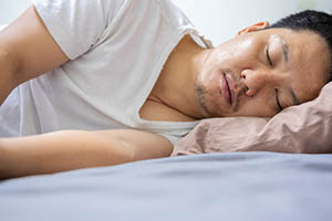 sleep paralysis - man sleeping
